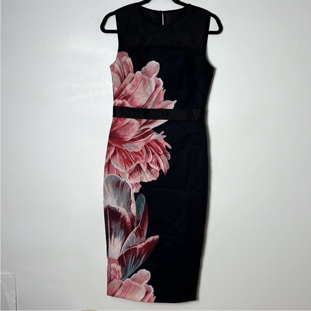 Ted Baker Elegant floral midi dress.
